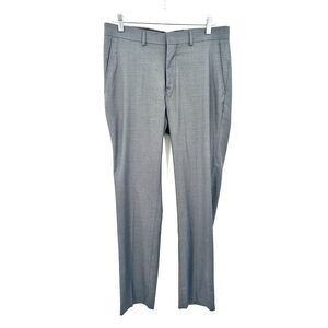 KENNETH COLE Reaction Men's Gray Techni Cole Straight Leg Dress Pants 32 x 32